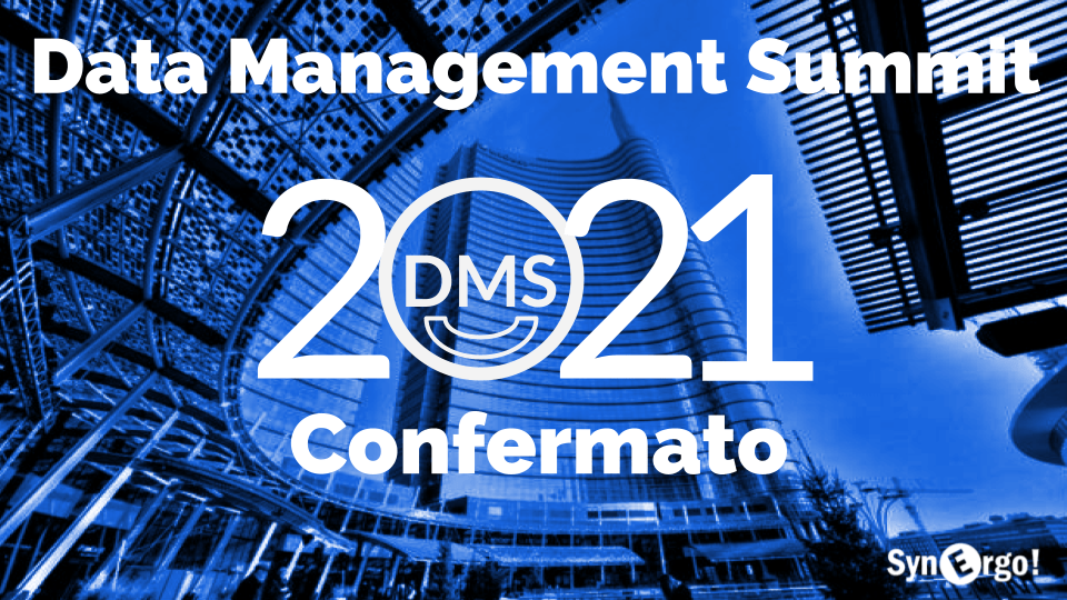 Benvenuto al Data Management Summit Italia