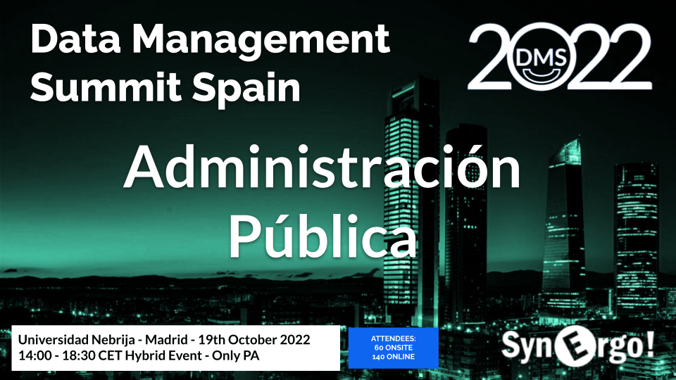 El prólogo del Data Management Summit 2022 dedicado a las AAPP se enriquece de una nueva mesa redonda “Retos y barreras para el intercambio de datos en el sector público”