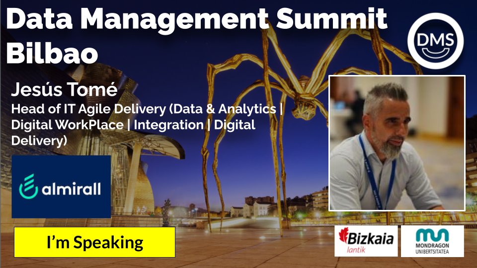 Jesus Tomé Castro (Almirall) entre los protagonistas del Data Management Summit Bilbao